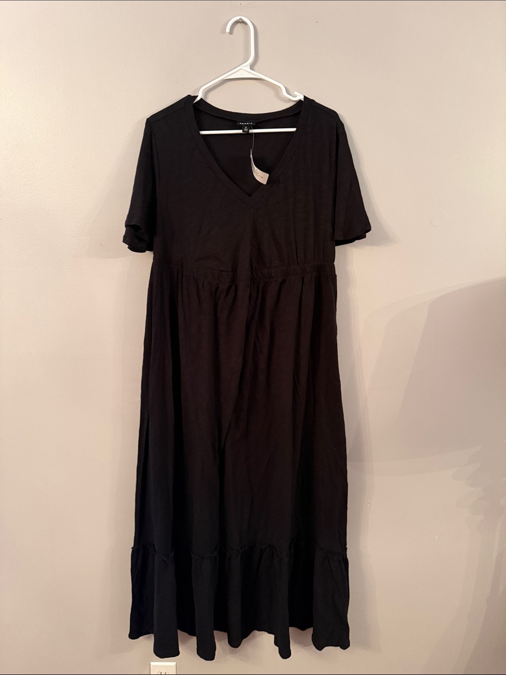 torrid Black V‑Neck Maxi Dress - very soft